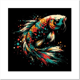 Cool Koi Fish Posters and Art